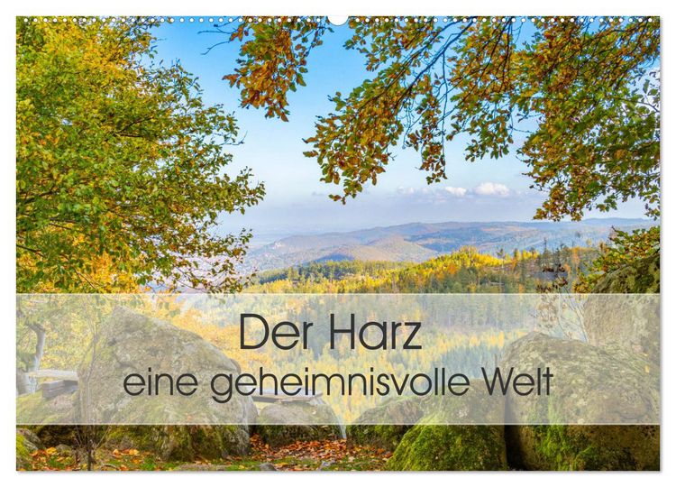 Produktbild: Der Harz - eine geheimnisvolle Welt (Wandkalender 2026 DIN A2 quer), CALVENDO Monatskalender