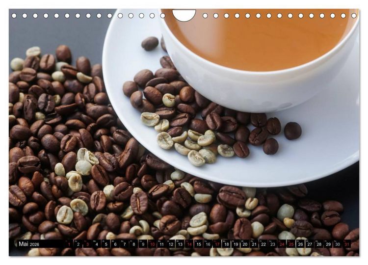 Produktbild: Feine Kaffeevariationen (Wandkalender 2026 DIN A4 quer), CALVENDO Monatskalender