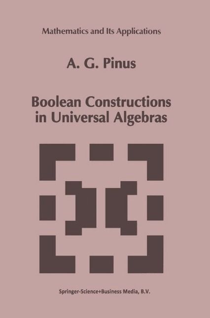 Produktbild: Boolean Constructions in Universal Algebras