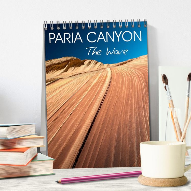 Produktbild: Paria Canyon The Wave (Desk Calendar 2026 DIN A5 portrait), CALVENDO 12 Month DeskCalendar