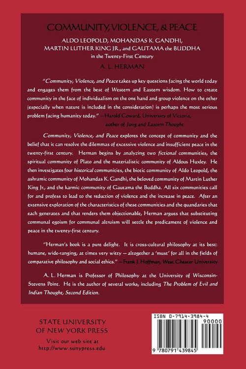 Produktbild: Community, Violence, and Peace