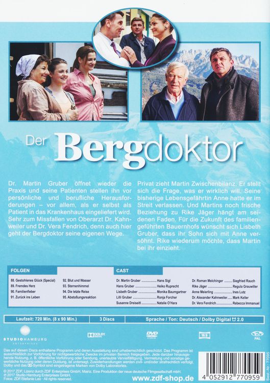 Produktbild: Der Bergdoktor - Staffel 10 [3 DVDs]