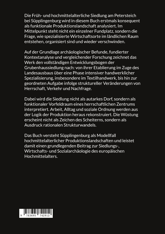 Produktbild: Die Grubenhaussiedlung am Petersteich