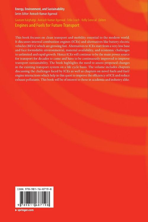 Produktbild: Engines and Fuels for Future Transport