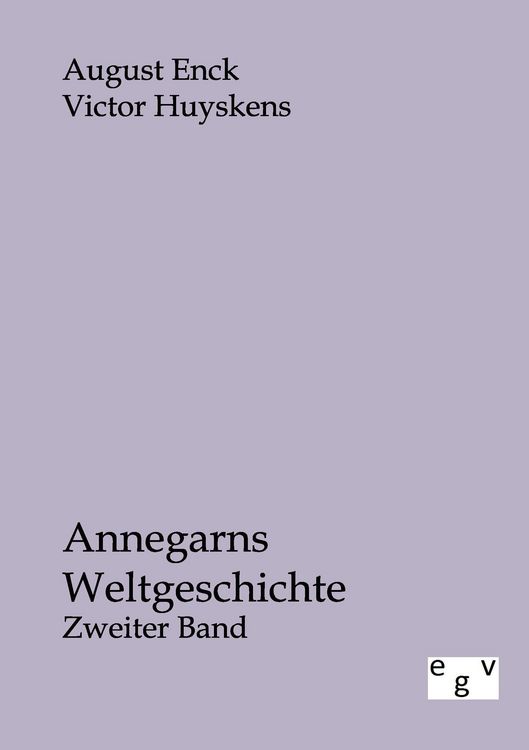 Produktbild: Annegarns Weltgeschichte