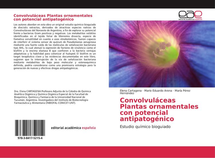 Produktbild: Convolvul&aacute;ceas Plantas ornamentales con potencial antipatog&eacute;nico