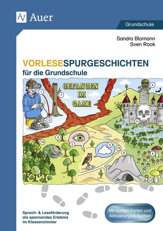 Produktbild: Vorlesespurgeschichten f&uuml;r die Grundschule