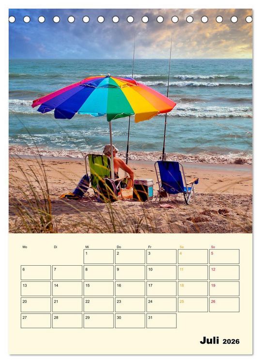 Produktbild: Angeln - extrem faszinierend (Tischkalender 2026 DIN A5 hoch), CALVENDO Monatskalender