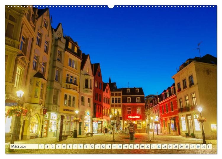 Produktbild: Aachen - die Kaiserstadt am Dreil&auml;ndereck (Wandkalender 2026 DIN A2 quer), CALVENDO Monatskalender