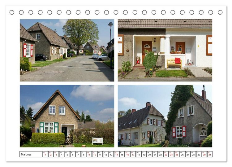 Produktbild: Gartenst&auml;dte im Ruhrgebiet (Tischkalender 2026 DIN A5 quer), CALVENDO Monatskalender