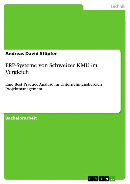 Produktbild: ERP-Systeme von Schweizer KMU im Vergleich