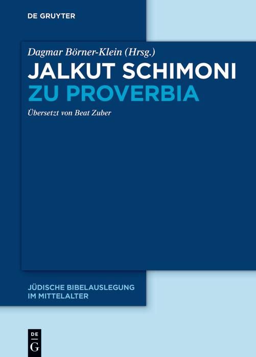 Produktbild: Jalkut Schimoni zu Proverbia