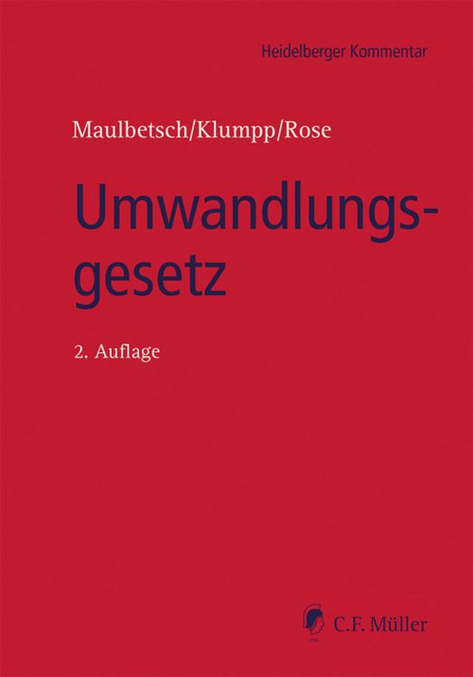 Produktbild: Umwandlungsgesetz