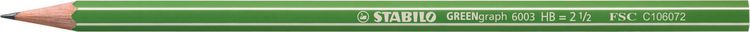 Produktbild: STABILO Bleistift GREENgraph oGummi gr