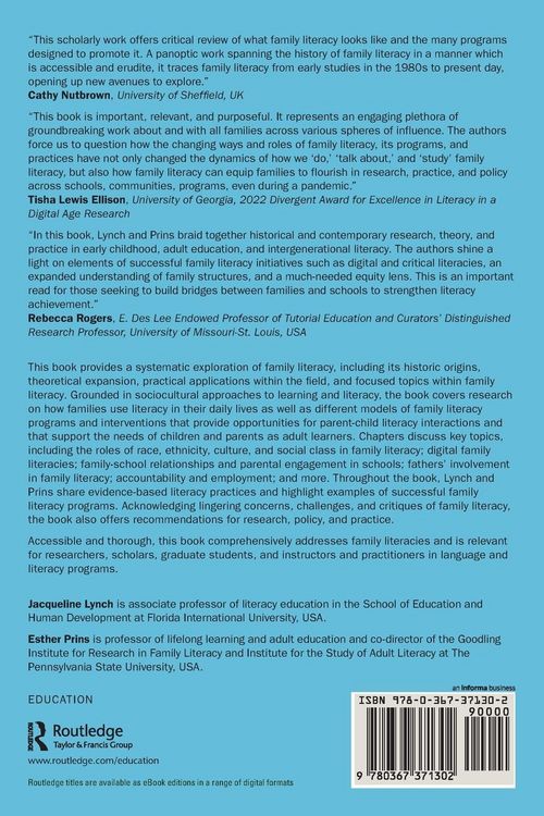 Produktbild: Teaching and Learning about Family Literacy and Family Literacy Programs