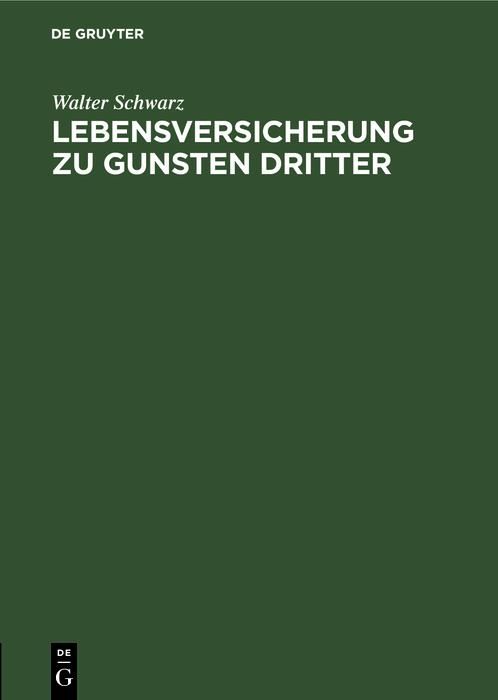 Produktbild: Lebensversicherung zu Gunsten Dritter