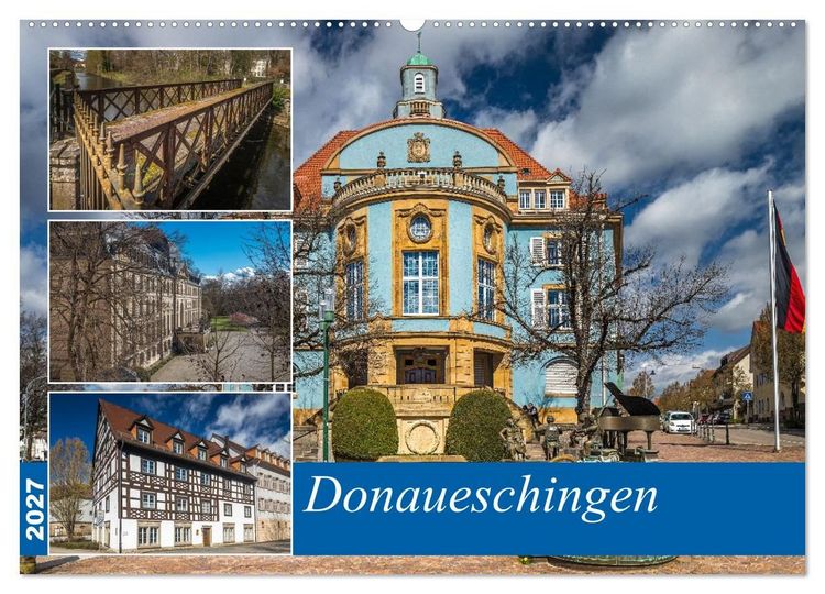 Produktbild: Donaueschingen (Wandkalender 2027 DIN A2 quer), CALVENDO Monatskalender