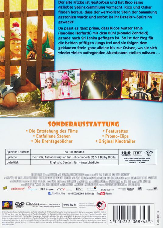 Produktbild: Rico, Oskar und der Diebstahlstein