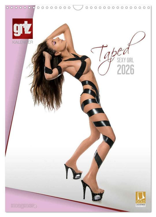 Produktbild: grlz Taped Sexy Girl (Wandkalender 2026 DIN A3 hoch), CALVENDO Monatskalender
