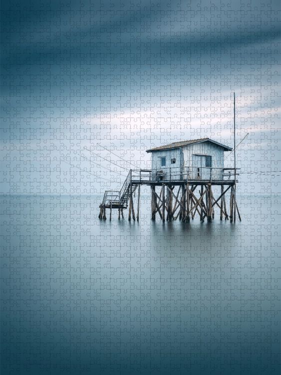 Produktbild: CALVENDO Puzzle Ein Motiv aus dem Kalender Meer der Stille | 1000 Teile Lege-Gr&ouml;&szlig;e 64x48cm Foto-Puzzle f&uuml;r gl&uuml;ckliche Stunden