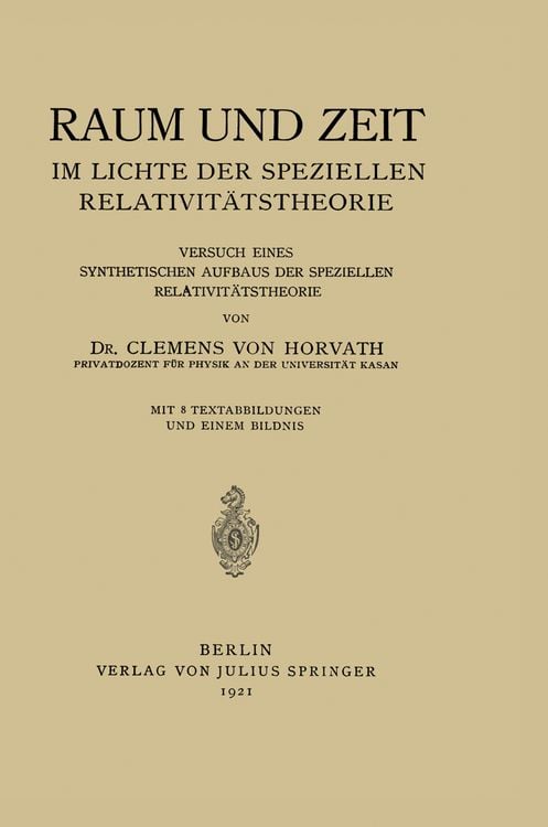 Produktbild: Raum und Zeit im Lichte der Speziellen Relativit&auml;tstheorie