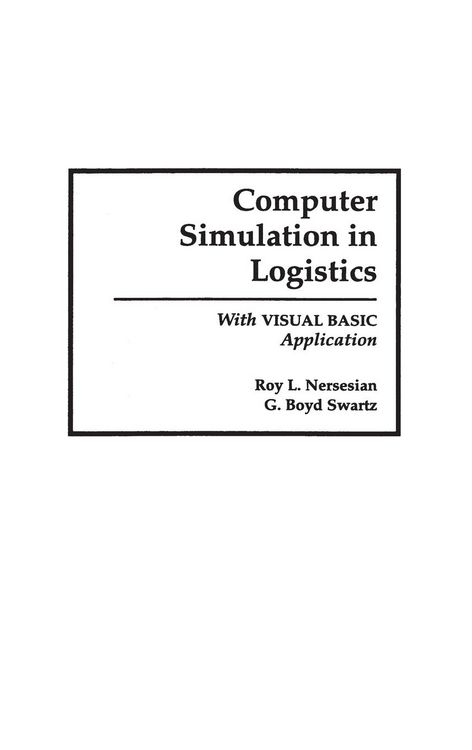 Produktbild: Computer Simulation in Logistics