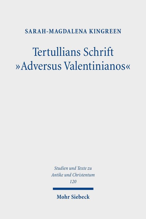 Produktbild: Tertullians Schrift 'Adversus Valentinianos'