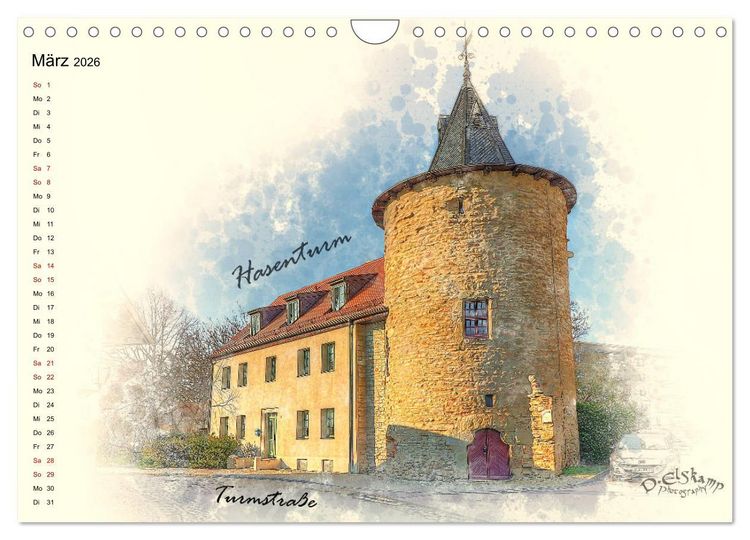 Produktbild: Bernburg meine Stadt (Wandkalender 2026 DIN A4 quer), CALVENDO Monatskalender