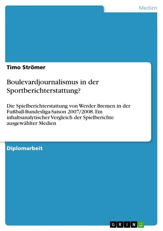 Produktbild: Boulevardjournalismus in der Sportberichterstattung?