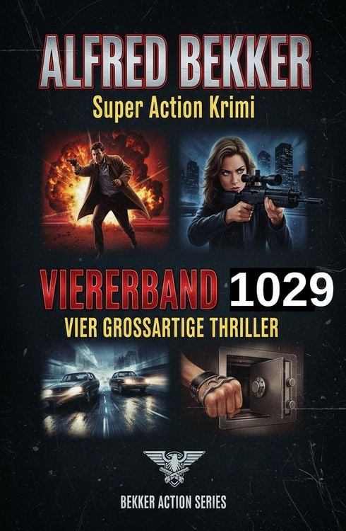 Produktbild: Super Action Krimi Viererband 1029 - Vier gro&szlig;artige Thriller