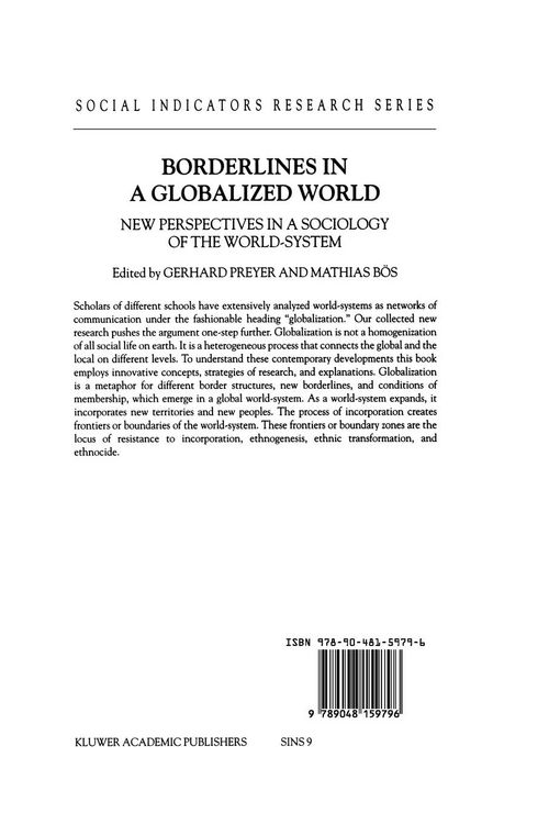 Produktbild: Borderlines in a Globalized World