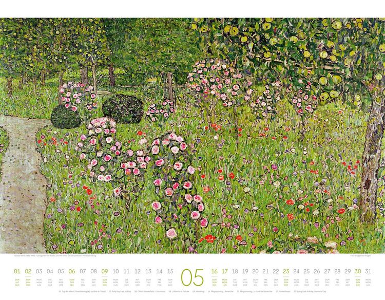 Produktbild: Kunstwerk Garten Kalender 2027
