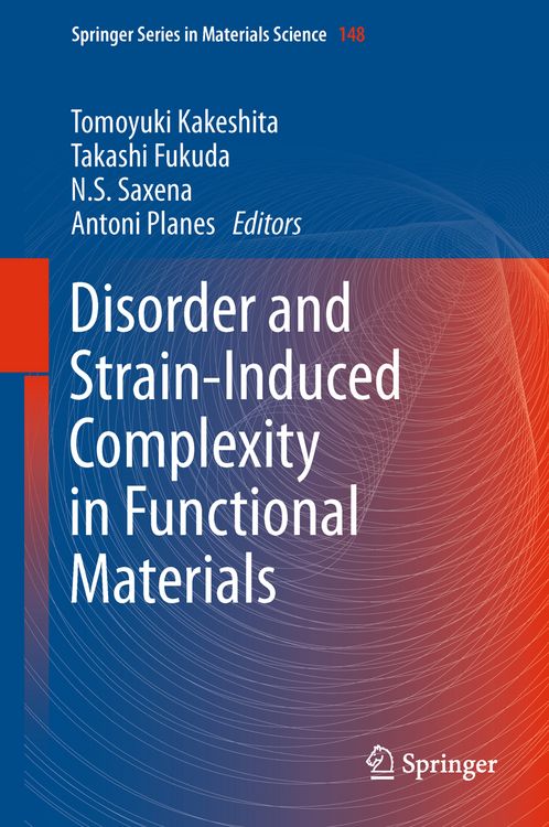 Produktbild: Disorder and Strain-Induced Complexity in Functional Materials
