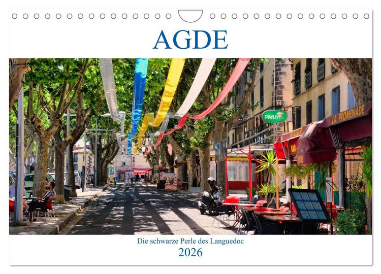 Produktbild: Agde - die schwarze Perle des Languedoc (Wandkalender 2026 DIN A4 quer), CALVENDO Monatskalender