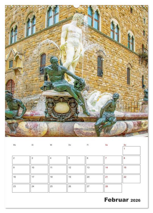 Produktbild: Florenz - Stadt mit besonderem Zauber (Wandkalender 2026 DIN A2 hoch), CALVENDO Monatskalender