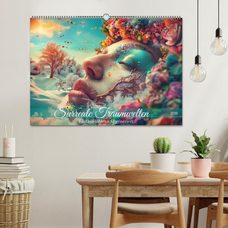 Produktbild: Surreale Traumwelten (Wandkalender 2026 DIN A2 quer), CALVENDO Monatskalender