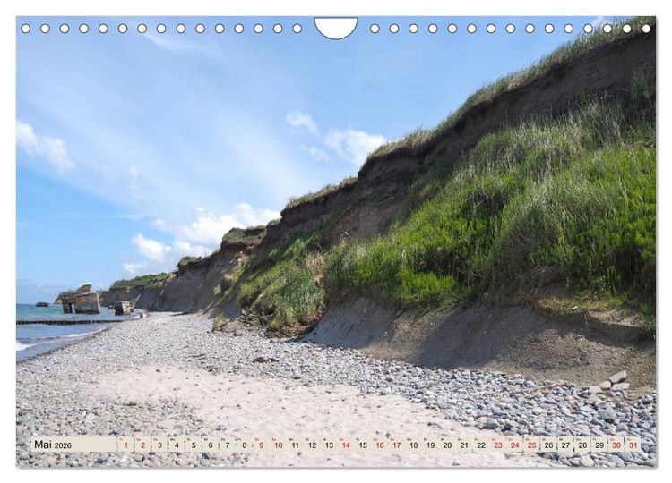 Produktbild: Ostseebad Wustrow K&uuml;stenimpressionen (Wandkalender 2026 DIN A4 quer), CALVENDO Monatskalender