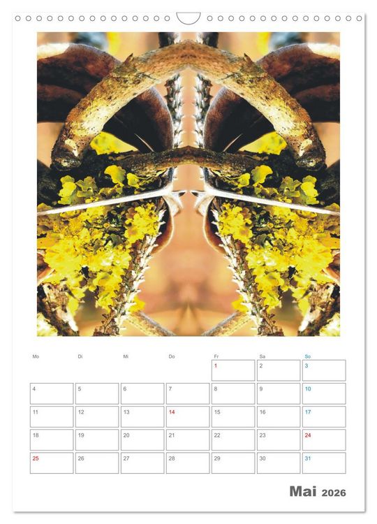 Produktbild: Axis Mater Naturae (Wandkalender 2026 DIN A3 hoch), CALVENDO Monatskalender