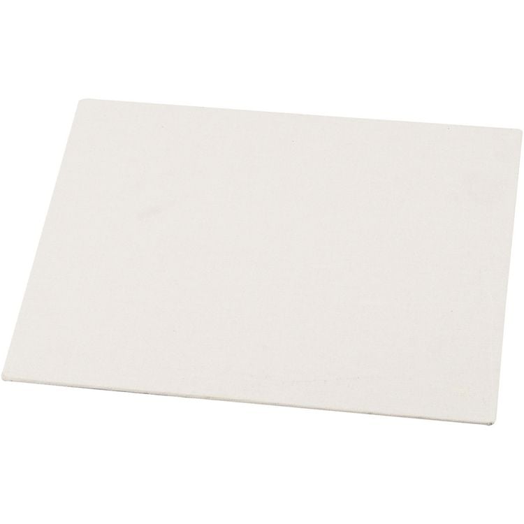 Produktbild: Creativ Company Malplatten Leinwandplatte, Wei&szlig;, 29,7x42 cm, A3, 280 g, 1 Stk