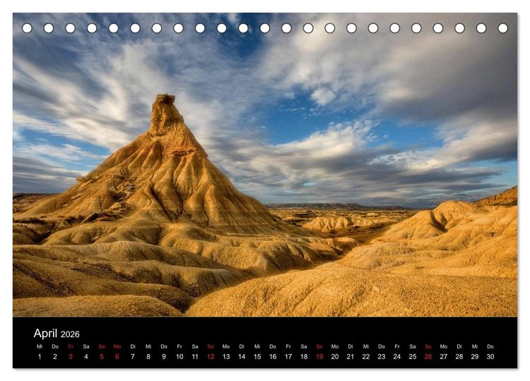Produktbild: Wildes Nordspanien (Tischkalender 2026 DIN A5 quer), CALVENDO Monatskalender