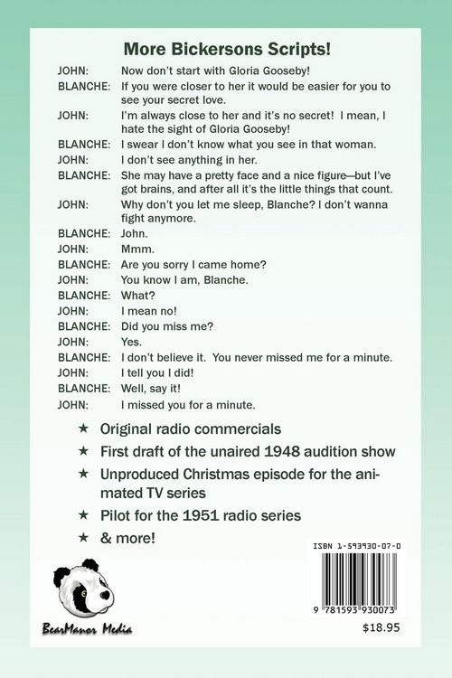 Produktbild: The Bickersons Scripts Volume 2