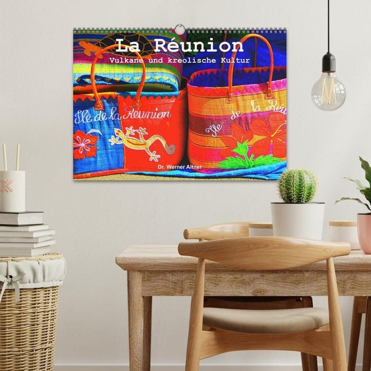 Produktbild: La R&eacute;union - Vulkane und kreolische Kultur (Wandkalender 2026 DIN A3 quer), CALVENDO Monatskalender