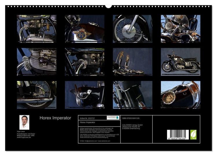 Produktbild: Horex Imperator (hochwertiger Premium Wandkalender 2026 DIN A2 quer), Kunstdruck in Hochglanz