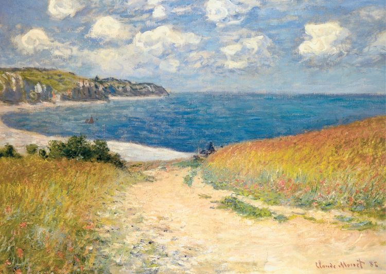 Produktbild: Strandweg zwischen Weizenfeldern von Claude Monet 1000 Teile