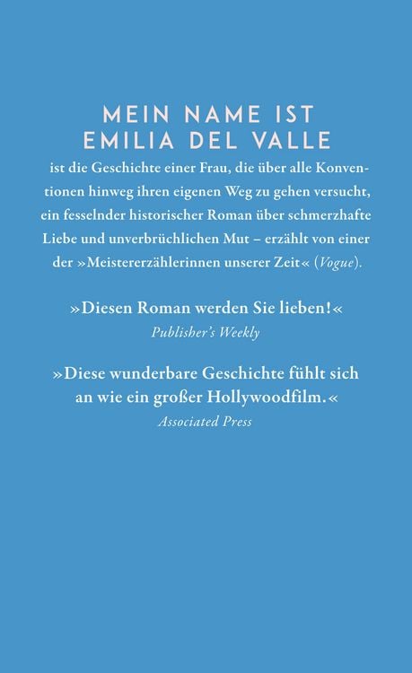 Produktbild: Mein Name ist Emilia del Valle