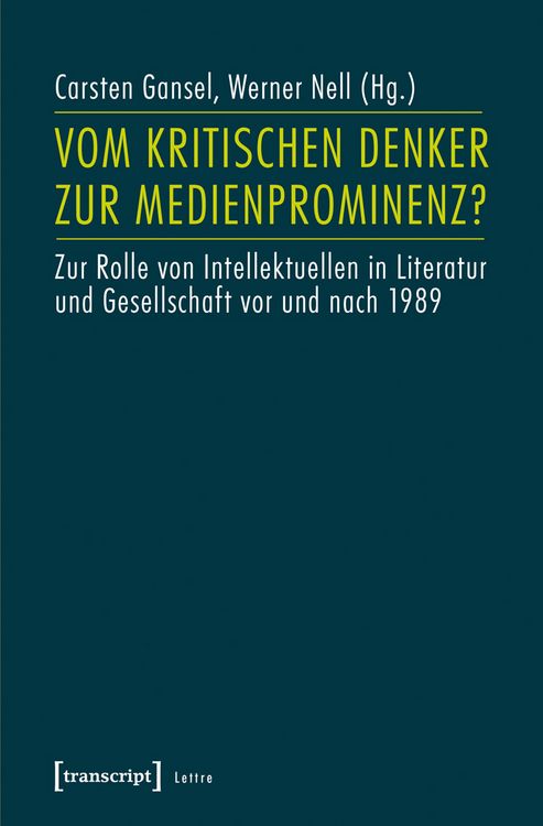 Produktbild: Vom kritischen Denker zur Medienprominenz?