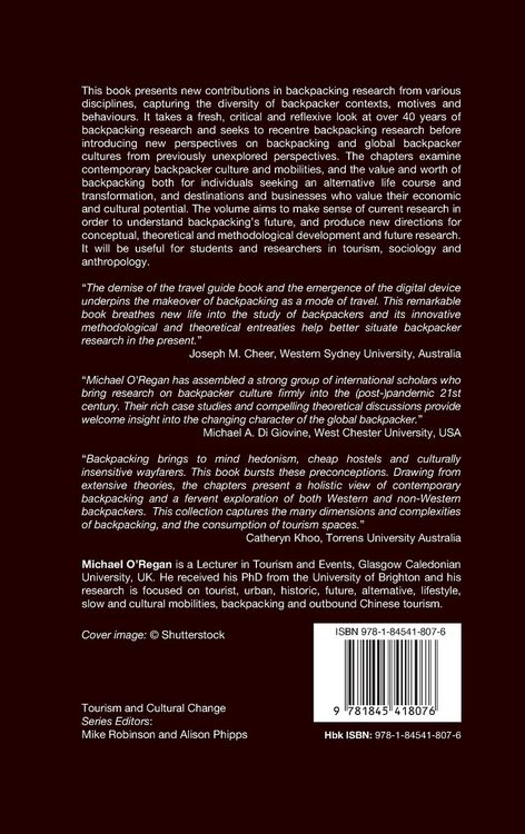 Produktbild: Backpacking Culture and Mobilities