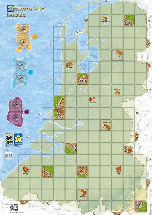 Produktbild: Carcassonne Maps - Benelux