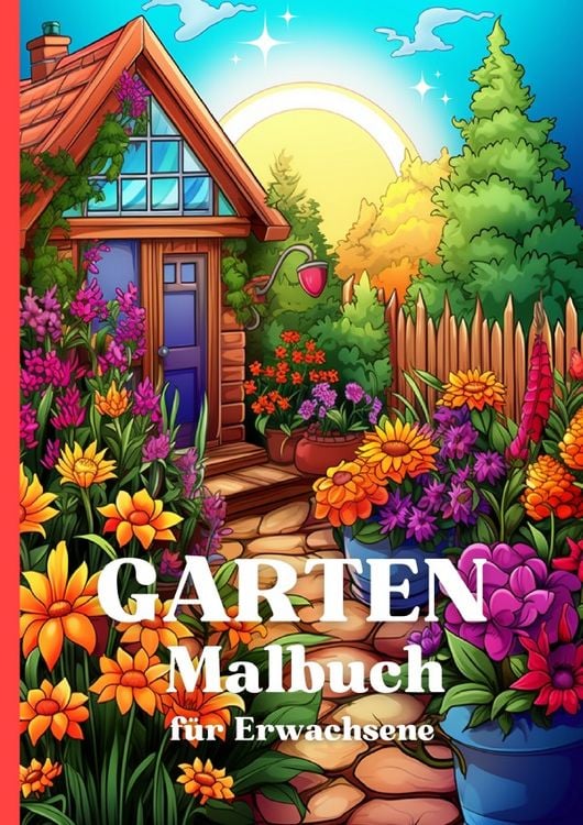 Produktbild: Garten Malbuch f&uuml;r Erwachsene