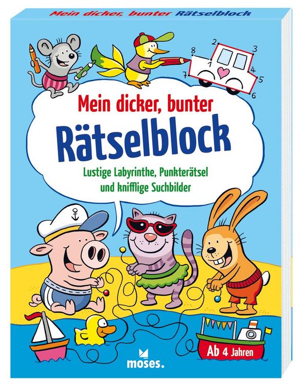 Produktbild: Mein dicker, bunter R&auml;tselblock